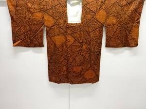 裂取に華紋唐草模様道行コート